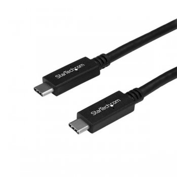 StarTech.com Cable de 1,8m USB-C a USB-C con capacidad para Entrega de Alimentación de 5A - USB TipoC - Cable de Carga USBC -
