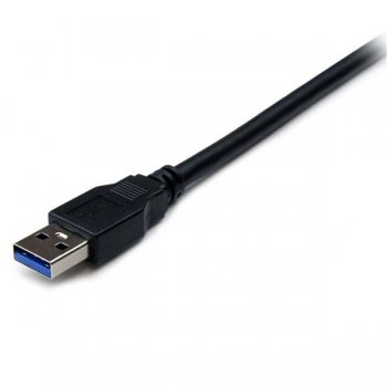 StarTech.com Cable 1m Extensión Alargador USB 3.0 SuperSpeed - Macho a Hembra USB A - Extensor - Negro