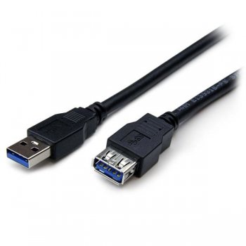 StarTech.com Cable 1,8m Extensión Alargador USB 3.0 SuperSpeed - Macho a Hembra USB A - Extensor - Negro