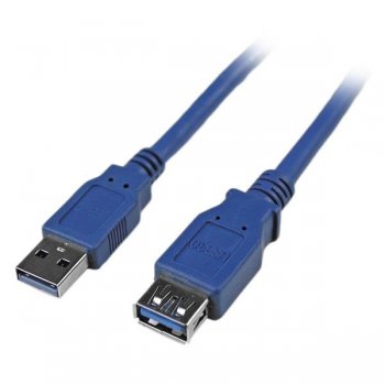 StarTech.com Cable 1,8m de Extensión Alargador USB 3.0 SuperSpeed - Macho a Hembra USB A - Extensor - Azul