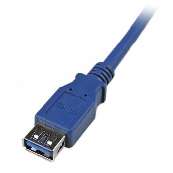 StarTech.com Cable 1,8m de Extensión Alargador USB 3.0 SuperSpeed - Macho a Hembra USB A - Extensor - Azul