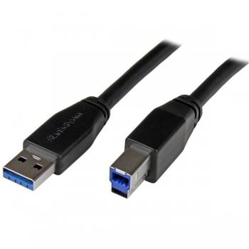 StarTech.com Cable Activo USB 3.0 SuperSpeed de 10 metros - A Macho a B Macho