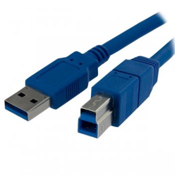 StarTech.com Cable USB 3.0 SuperSpeed de 1 metro - A Macho a B Macho