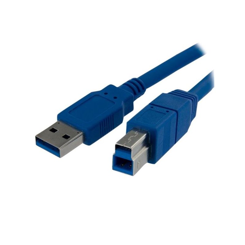 StarTech.com Cable USB 3.0 SuperSpeed de 1 metro - A Macho a B Macho