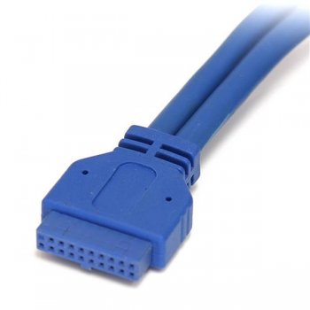 StarTech.com Cable Extensor 50cm 2 Puertos USB 3.0 para Montaje en Panel conexión a Placa Base - Hembra USB A