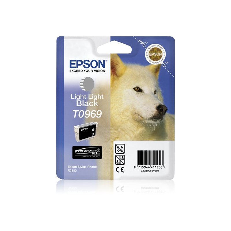 Epson Husky Cartucho T0969 gris claro
