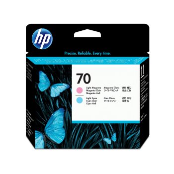 HP Cabezal de impresión DesignJet 70 magenta claro cian claro