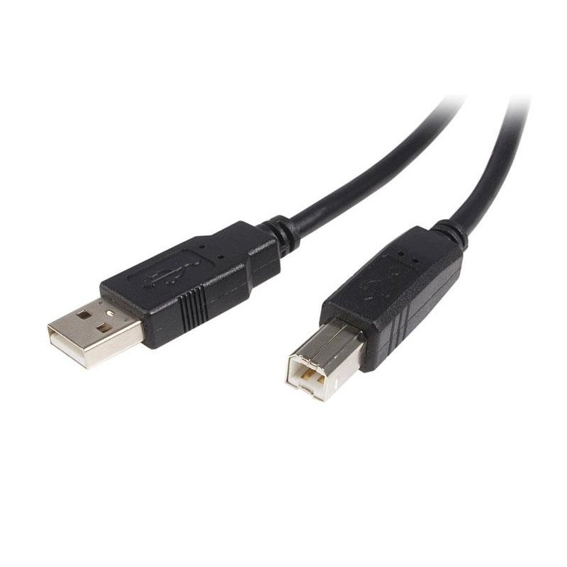 StarTech.com Cable USB de 5m para Impresora - 1x USB A Macho - 1x USB B Macho - Adaptador Negro