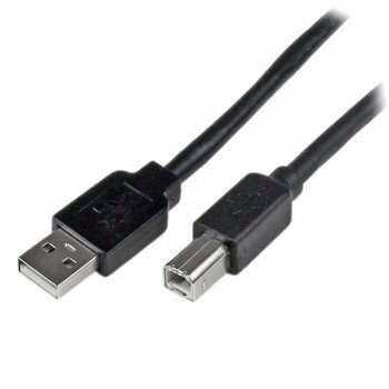 StarTech.com Cable 20 Metros 20m USB B Macho a USB A Macho Activo Amplificado USB 2.0 - Impresora