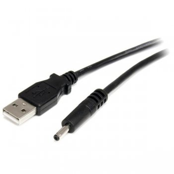 StarTech.com Cable adaptador de 2m USB A macho a conector tipo barril H
