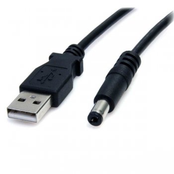 StarTech.com Cable de 91cm de alimentación USB A a M de Tipo Barril de 5,5mm