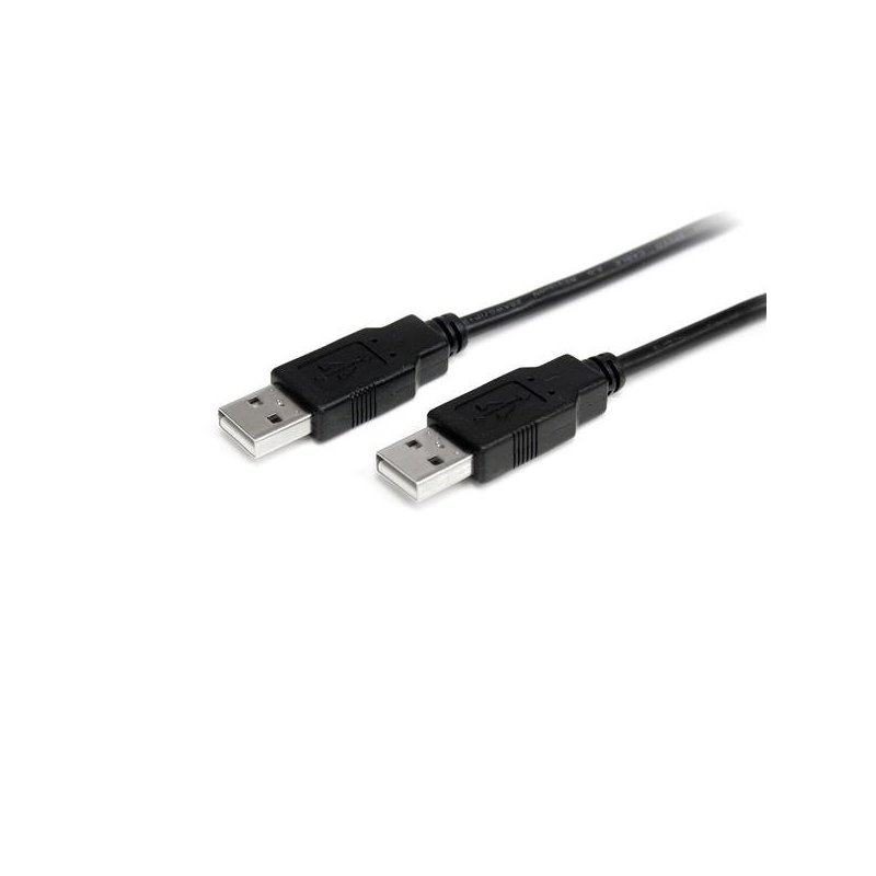 StarTech.com Cable de 2m USB 2.0 Alta Velocidad Macho a Macho USB A - Negro