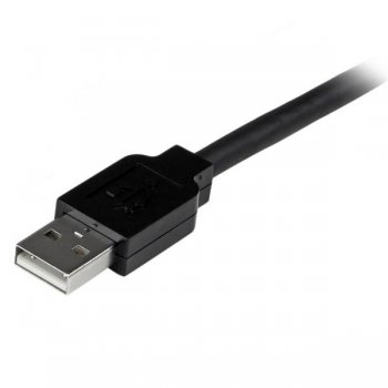 StarTech.com Cable de 25m USB 2.0 de Extensión Activo Macho a Hembra - Alargador Extensor Amplificado