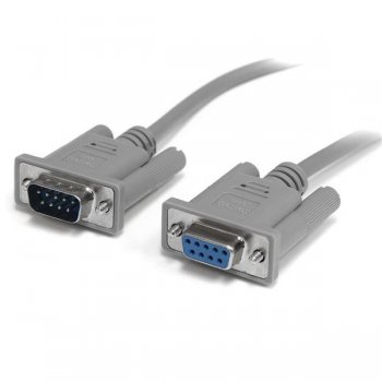StarTech.com Cable de Módem Nulo Serie RS232 DB9 Hembra a Macho de 3m