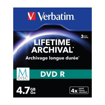 Verbatim 4.7GB DVD-R 4,7 GB 3 pieza(s)