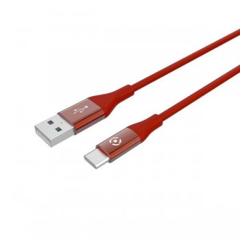 CABLE USB USB-C COLOR RD