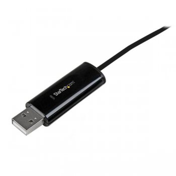 StarTech.com Cable Switch Conmutador KM USB de 2 Puertos con Transferencia de Datos Archivos para Mac o PC