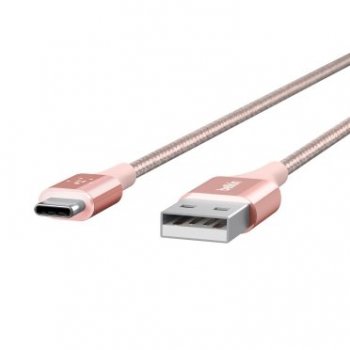 Belkin F2CU059BT04-C00 cable USB 1,2 m USB A USB C Rosa