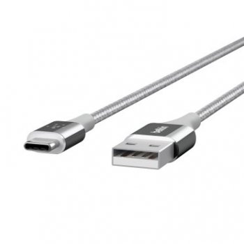 Belkin F2CU059BT04-SLV cable USB 1,2 m USB A USB C Plata