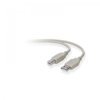 Belkin USB A B 1.8m cable USB 1,8 m 2.0 USB B Gris
