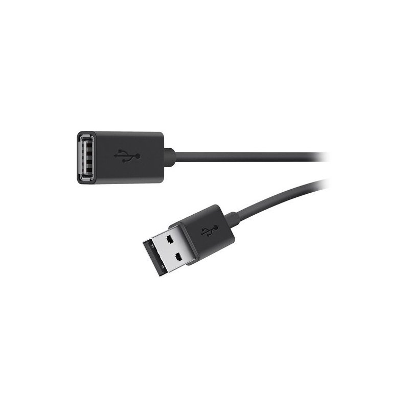 Belkin USB 2.0 A M F 3m cable USB USB A Negro