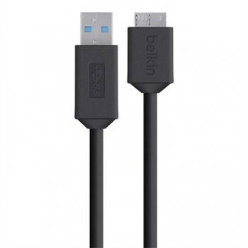 Belkin F3U166bt cable USB 0,9 m 3.0 (3.1 Gen 1) USB A Micro-USB B Negro