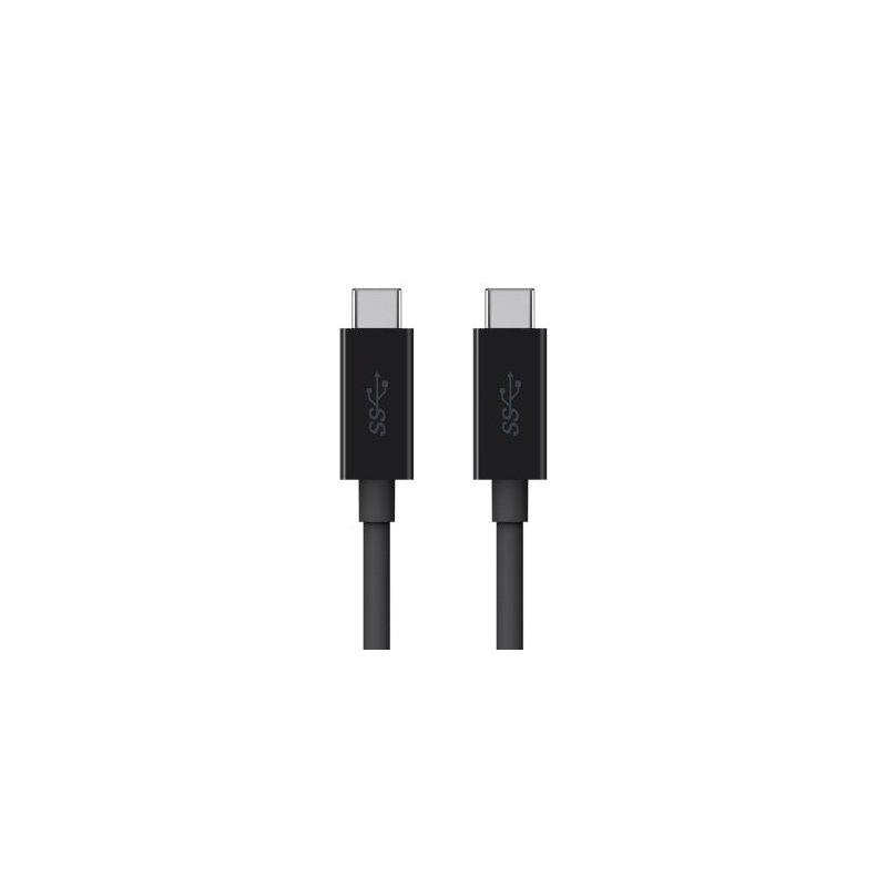 Belkin F2CU049bt2M-BLK cable USB 2 m 3.0 (3.1 Gen 1) USB C Negro