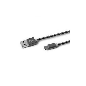Celly USBTYPECSNAKEDS cable USB 1 m 2.0 3.0 (3.1 Gen 1) USB A USB C Negro