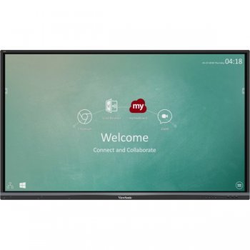 Viewsonic IFP6550-2EP pantalla de señalización 163,8 cm (64.5") LCD 4K Ultra HD Pantalla táctil Panel plano interactivo Negro