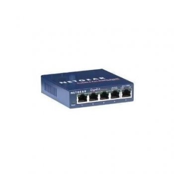 Netgear GS105 No administrado Gigabit Ethernet (10 100 1000) Azul
