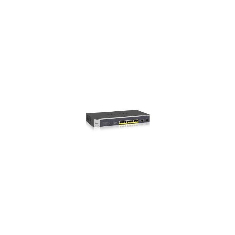 Netgear GS510TLP Gestionado L2 L3 L4 Gigabit Ethernet (10 100 1000) Negro Energía sobre Ethernet (PoE)