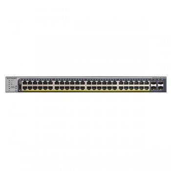 Netgear GS752TP Gestionado L2 L3 L4 Gigabit Ethernet (10 100 1000) Negro 1U Energía sobre Ethernet (PoE)