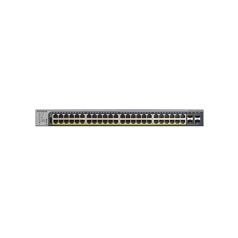 Netgear GS752TP Gestionado L2 L3 L4 Gigabit Ethernet (10 100 1000) Negro 1U Energía sobre Ethernet (PoE)