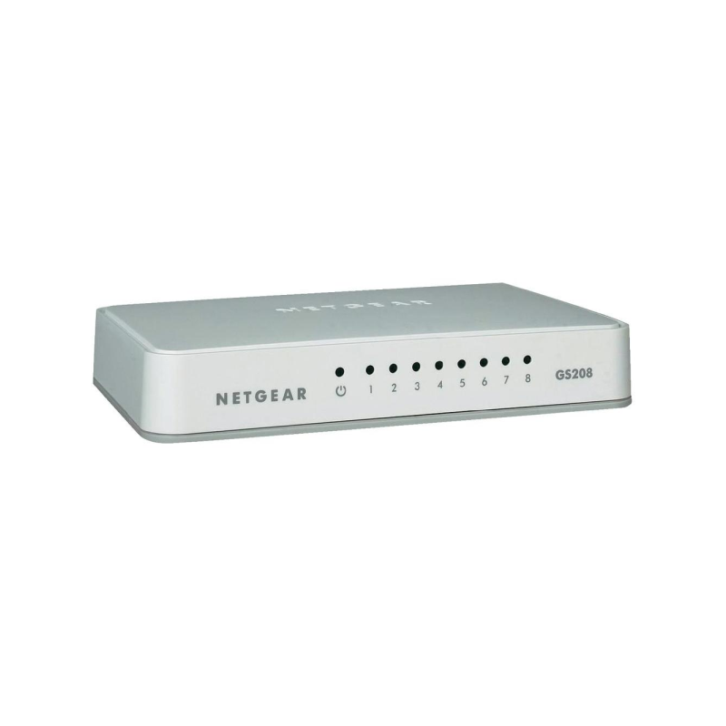 Netgear GS208 Gigabit Ethernet (10 100 1000) Blanco