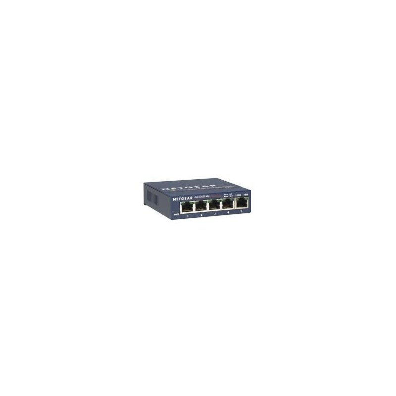 Netgear FS105-300PES switch No administrado L2 Fast Ethernet (10 100) Azul
