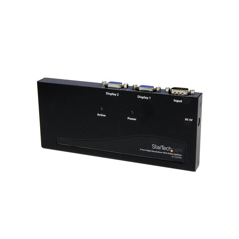 StarTech.com Duplicador Divisor Multiplicador de Vídeo VGA de 2 puertos 350MHz - Splitter 2 Salidas