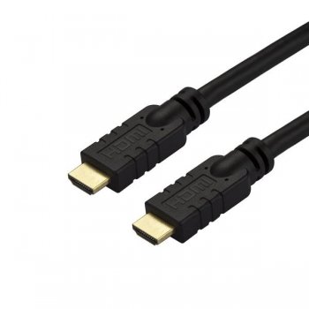 StarTech.com Cable de 10 metros HDMI con ethernet de alta velocidad Activo 4K - Cable HDMI CL2 para Instalación en Pared