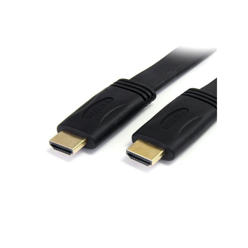 StarTech.com Cable de 3m HDMI Plano de Alta Velocidad con Ethernet - Ultra HD 4k x 2k - HDMI a HDMI Macho a Macho