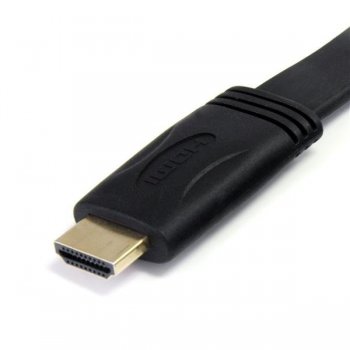 StarTech.com Cable de 3m HDMI Plano de Alta Velocidad con Ethernet - Ultra HD 4k x 2k - HDMI a HDMI Macho a Macho