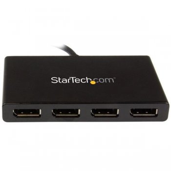 StarTech.com Splitter Multiplicador Mini DP a 4 puertos DisplayPort - Hub MST