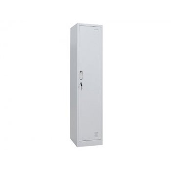 Taquilla metalica sie 1 puerta modulo continuacion gris texturizado 1830x450x380 mm