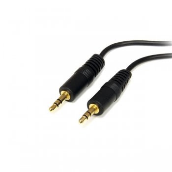 StarTech.com 6ft 3.5mm cable de audio 1,8 m 3,5mm Negro
