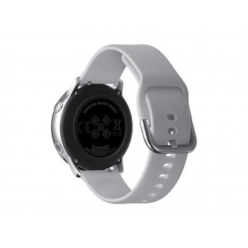 Samsung Galaxy Watch Active reloj inteligente Plata SAMOLED 2,79 cm (1.1") GPS (satélite)