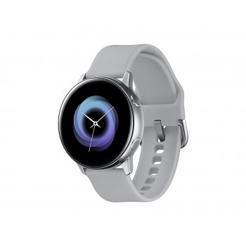 Samsung Galaxy Watch Active reloj inteligente Plata SAMOLED 2,79 cm (1.1") GPS (satélite)