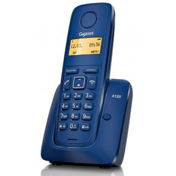 Gigaset A120 Teléfono DECT Azul Identificador de llamadas