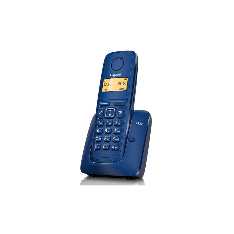 Gigaset A120 Teléfono DECT Azul Identificador de llamadas