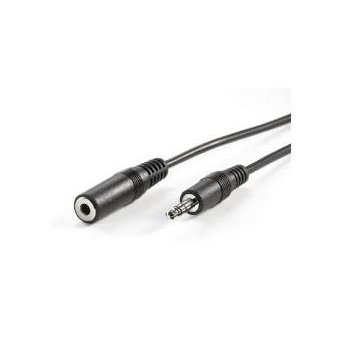 Nilox 2m 3.5mm cable de audio 3,5mm Negro