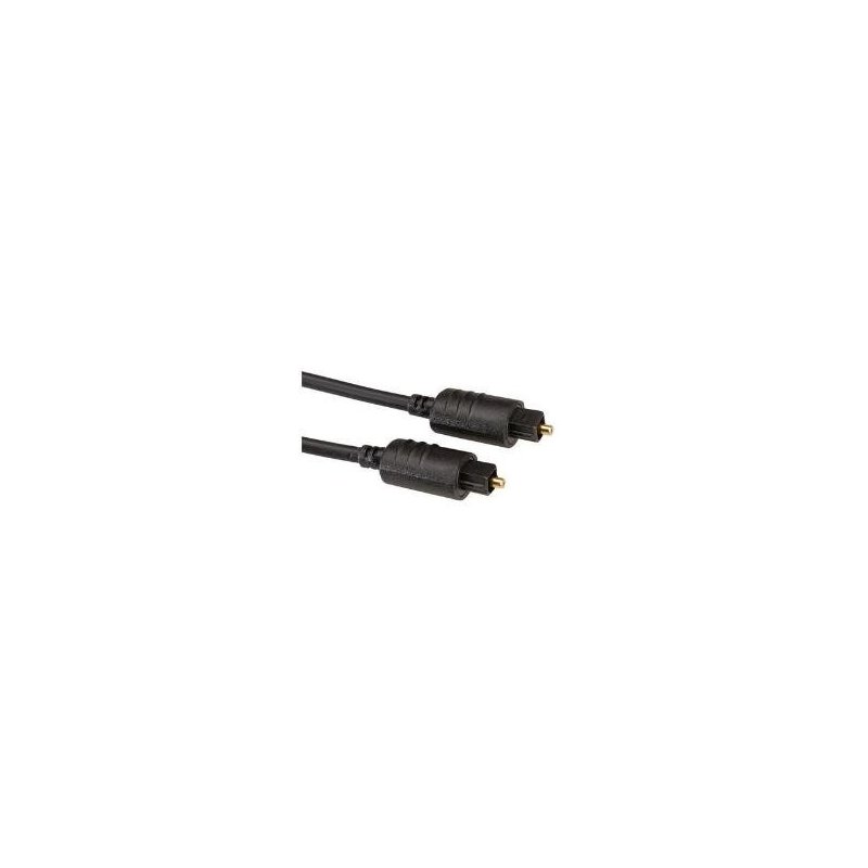 ITB 3m Toslink 4mm cable de fibra optica Negro