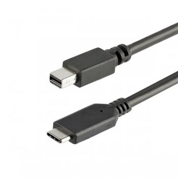 StarTech.com Cable Adaptador de 1m USB-C a Mini DisplayPort 4K 60Hz - Negro - Cable USB Tipo C a mDP - Cable de Vídeo USBC