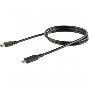 StarTech.com Cable Adaptador de 1m USB-C a Mini DisplayPort 4K 60Hz - Negro - Cable USB Tipo C a mDP - Cable de Vídeo USBC